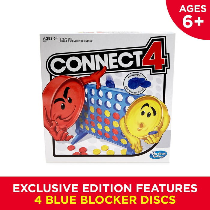 Connect 4 Strategy Board Game for Ages 6 and Up (Amazon Exclusive)