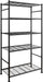 Storage Shelves - 5 Tier Shelf Organizer, Heavy Duty Garage Shelving Unit with Leveling Feet, Stable Metal Shelves Organ