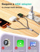 2026 Travel Essentials for Apple Watch Charger,Cruise Vacation Camping Essentials,iPhone Charger,Multi Charging Cable,3 
