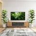 2Pack Artificial Fiddle Leaf Fig Tree, 35" Faux Ficus Lyrata Plant with Pot, Floor Plant Outdoor Artificial Plant, Suitable for Living Room, Office, Bedroom Decor