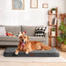 Orthopedic Dog Bed Large with Removable Washable Cover, 41IN Grey