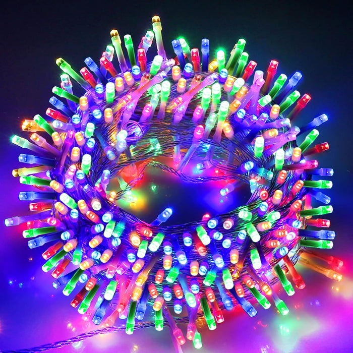66Ft 200LED Multicolor Christmas Tree Lights String Light Indoor