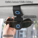 Magnetic Leather Sunglass Holder for Car, Eyeglasses Clip for Visor(Black)