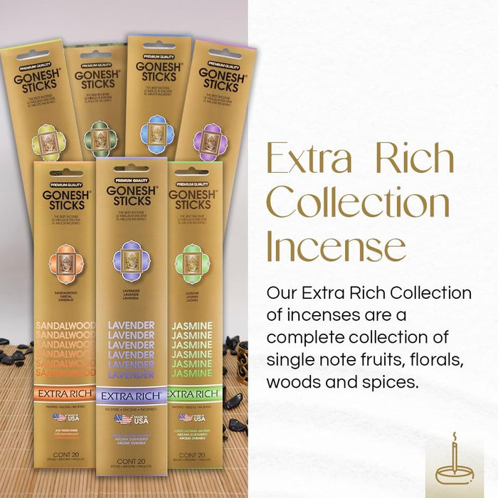 Incense Sticks, 12 Variety, 20 Sticks