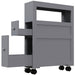 Slim Rolling Bathroom Storage Cabinet
