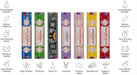 Incense Gift Set Nag Champa, Super hit, Dragon's Blood, Sandalwood, Patchouli, Lavender, Positive Vibes, 15 g