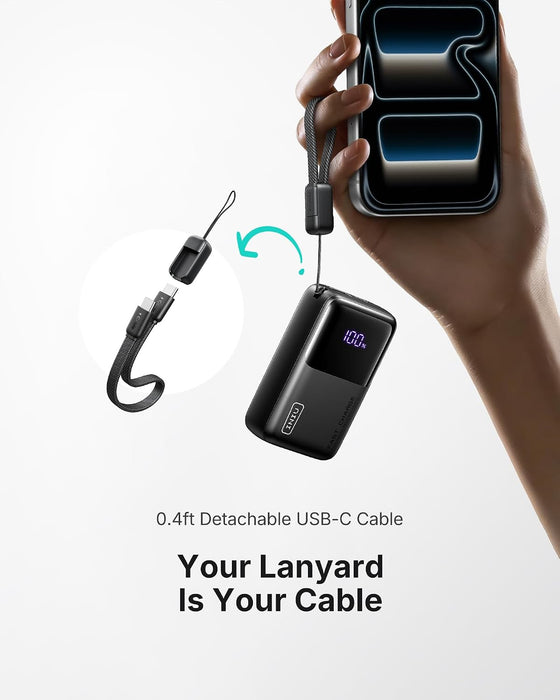 Mini Portable Charger, Small 10000mAh 45W Fast Charging Power Bank