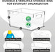 Clear Plastic Storage Bins – Pantry Organizers & Storage Containers, Cabinet Organizer - Home Organization Must Haves fo