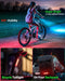 Bike Light, High Lumens Super Bright Bicycle Lite, 6+4 Modes USB Rechargeable Bike Headlight & Taillight Set, Waterproof