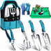 Garden Tool Set, Heavy Duty Aluminum Gardening Tools with Storage Bag
