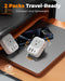 European Travel Plug Adapter 2 Pack, Type C Plug