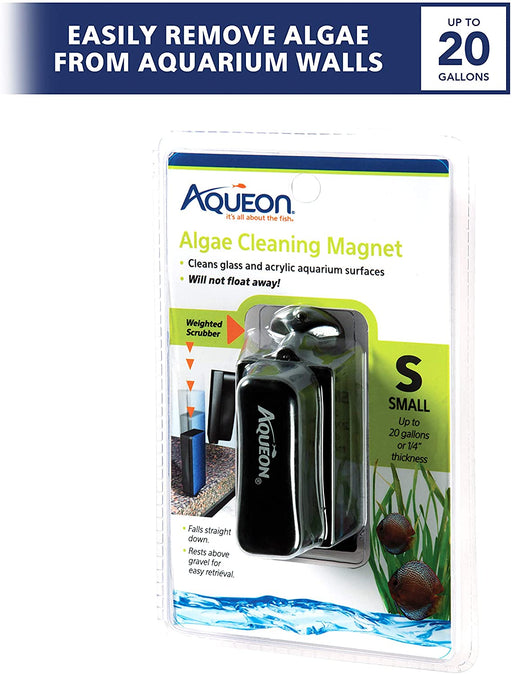 Aquarium Algae Scraper, Fish Tank Cleaning Magnet, Small