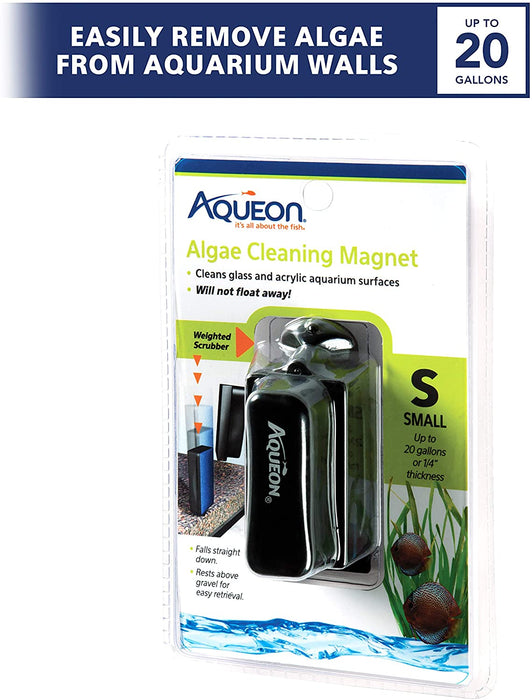 Aquarium Algae Scraper, Fish Tank Cleaning Magnet, Small