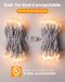 Clear Christmas String Lights 100 Count 20 Feet Incandescent Bulb