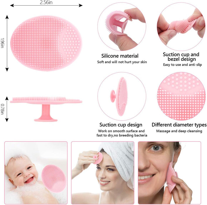 Silicone Face Scrubber Kit: Exfoliator Blackhead Skin Care Tool
