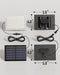 Solar Outside Lights with 113 Bright LEDs 7000K with 16ft Cable