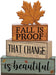 4 Pcs Fall Decoration For Home Wooden Maple Leaf Stacked Decor
