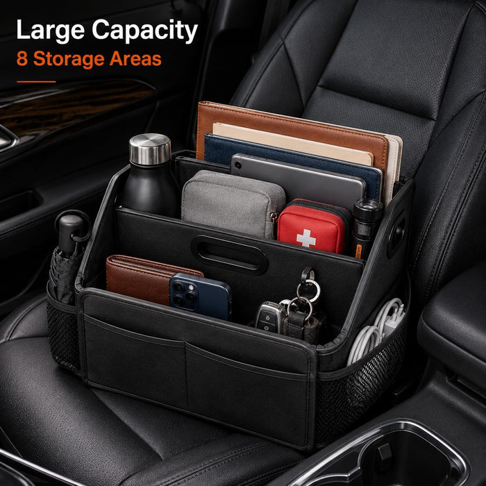 Car Storage Organizer, Reinforced Dividable Car Backseat Organizers