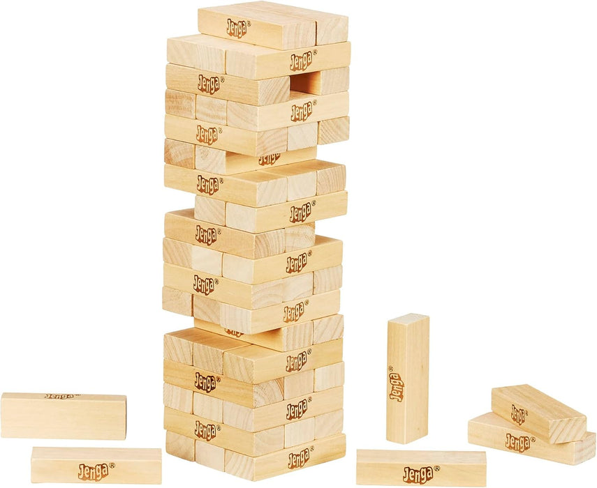Gaming Jenga Wooden Blocks Stacking Tumbling Tower Game | Party Games for Kids & Families | Stocking Stuffers | Ages 6+ 