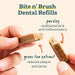 Bite n' Brush Dog Dental Stick Refills for Chew Toy, Chicken, 18 Count