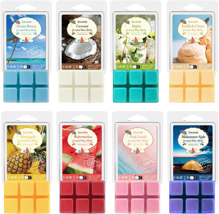 Summer Scented Wax Melts, Soy Wax Cubes/Tarts for Wax Melt Warmer