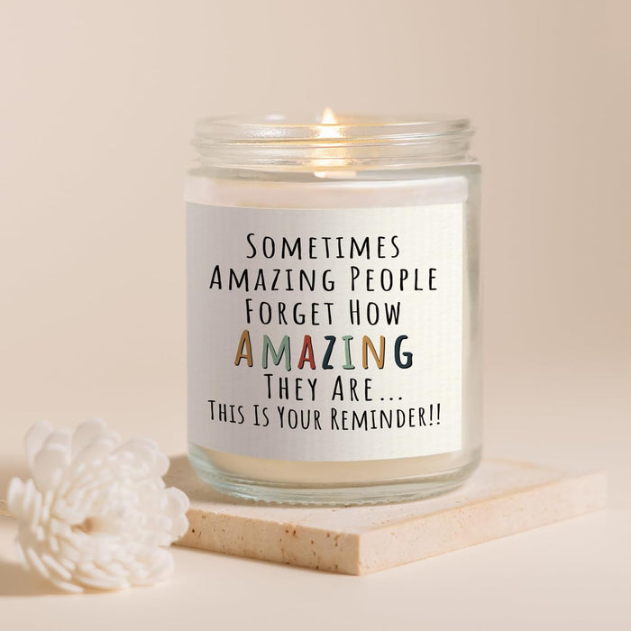 Gifts for Women, Birthday Gifts for Women- You're Amazing Candle