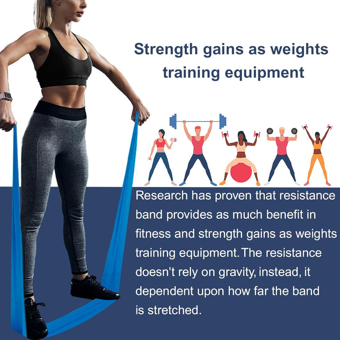Resistance Bands,Professional Long Non-Latex Elastic Stretch Bands,Exercise Bands for Physical Therapy, Yoga, Pilates, R