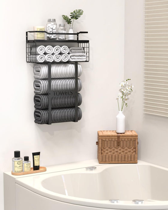 Towel Racks for Bathroom Wall Mounted Towel Storage Organize