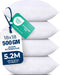 Throw Pillows, Decorative 18x18 Pillow Inserts, Set of 4