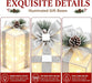 Set of 4 Christmas Lighted Gift Boxes, Battery Operated Xmas Decor