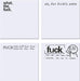 4 Pieces Funny Sticky Note, Novelty Memo Pads Sticky Note(Style 2)