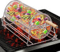 2-in-1 Rolling Grill Basket 304 Stainless Steel Rotatable with Dual Handles