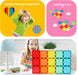 100 PCS Magnetic Tiles with 2 Cars, Magnet Stacking Blocks Kids