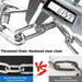 Bike Chain Lock, Heavy Duty Anti-Theft Bicycle Chain Lock, 2.72 Ft Security Bike Locks with 3 Keys, Waterproof Lock Chain for Bike, Bicycle, Scooter, Motorcycle, Door, Gate, Fence