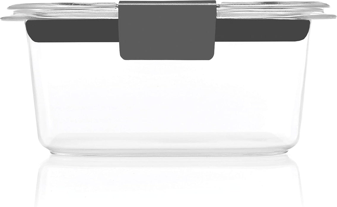 Brilliance Food Storage Containers, Set of 5 (10 Pieces), BPA-Free, Leak-Proof, Clear