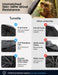 Strongest Windproof Travel Umbrella (Compact, 100MPH Wind-Tested), Light, Portable, One-Handed Use, Automatic Folding Ra