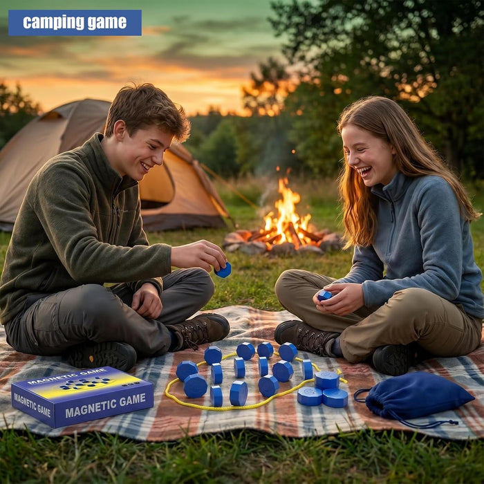 Magnet Game with String Magnet Chess Game Fun Puzzle Strategy Games