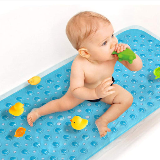 Upgrade Baby Bath Mat Non Slip Extra Long Bathtub Mat for Kids 40 X 16 Inch - Eco Friendly Bath Tub Mat with 200 Big Suc