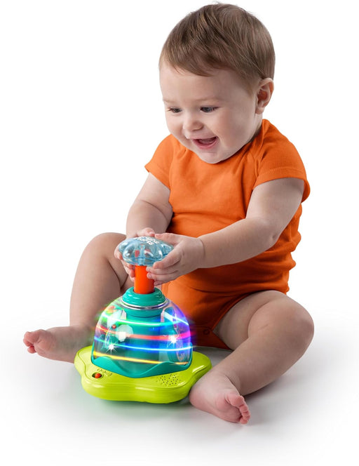 Press & Glow Spinner Cause and Effect Musical Baby Toy, Age 6 Months+