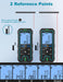 Laser Measuring Tool 165 Feet,  Portable Laser Measure, Digital Distance Measurement with 2 Bubble Levels, Laser Tape Measure with 5 Units Conversion