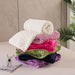 Large 3D Fleece Throw Blanket for Couch, Ivory