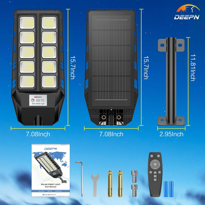 Solar Lights Outdoor, IP66 Waterproof Street Lights Outdoor, TW001