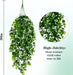 4Pcs Fake Hanging Plants 2.7FT Fake Plants Fake Vines Greenery