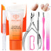 Cuticle Remover, Nail Kit Cuticle Trimmer Pusher Remover Liquid