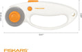 Fiskars 45mm Loop Rotary Cutter for Fabric, Arts, Crafts, Sewing