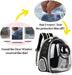 Black Cat Carrier Dog Carrier Backpack, Pet Carrier Back Pack Pack for Small Medium Cat Puppy Doggie, Dog Body Carrying Bag Travel Space Capsule for Travel, Hiking, Walking & Outdoor Use