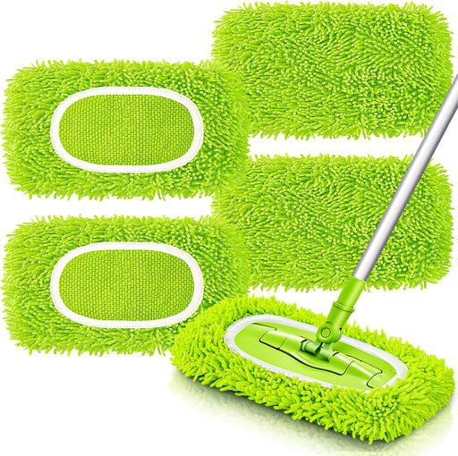 Reusable Dry Sweeping Cloths Microfiber Wet Mop Pads Compatible with Swiffer Sweeper Mop Replacement Sweeping Mopping pa