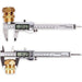 Digital Caliper, Caliper Measuring Tool with Stainless Steel, Electronic Micrometer Caliper with Large LCD Screen, Auto-