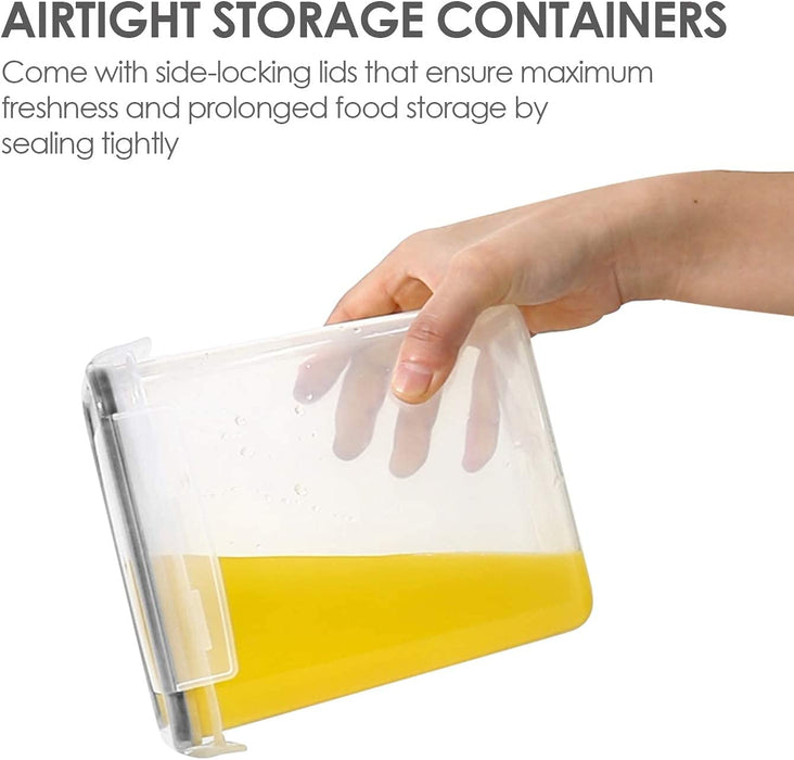 32pcs Airtight Food Storage Containers Set, BPA Free Plastic Kitchen and Pantry Organization Canisters with Lids for Cer