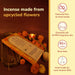 Natural Incense Sticks Variety Pack - (5 Variants) Charcoal Free Inscents-Sticks, Made from Upcycled Flowers | Sacred In